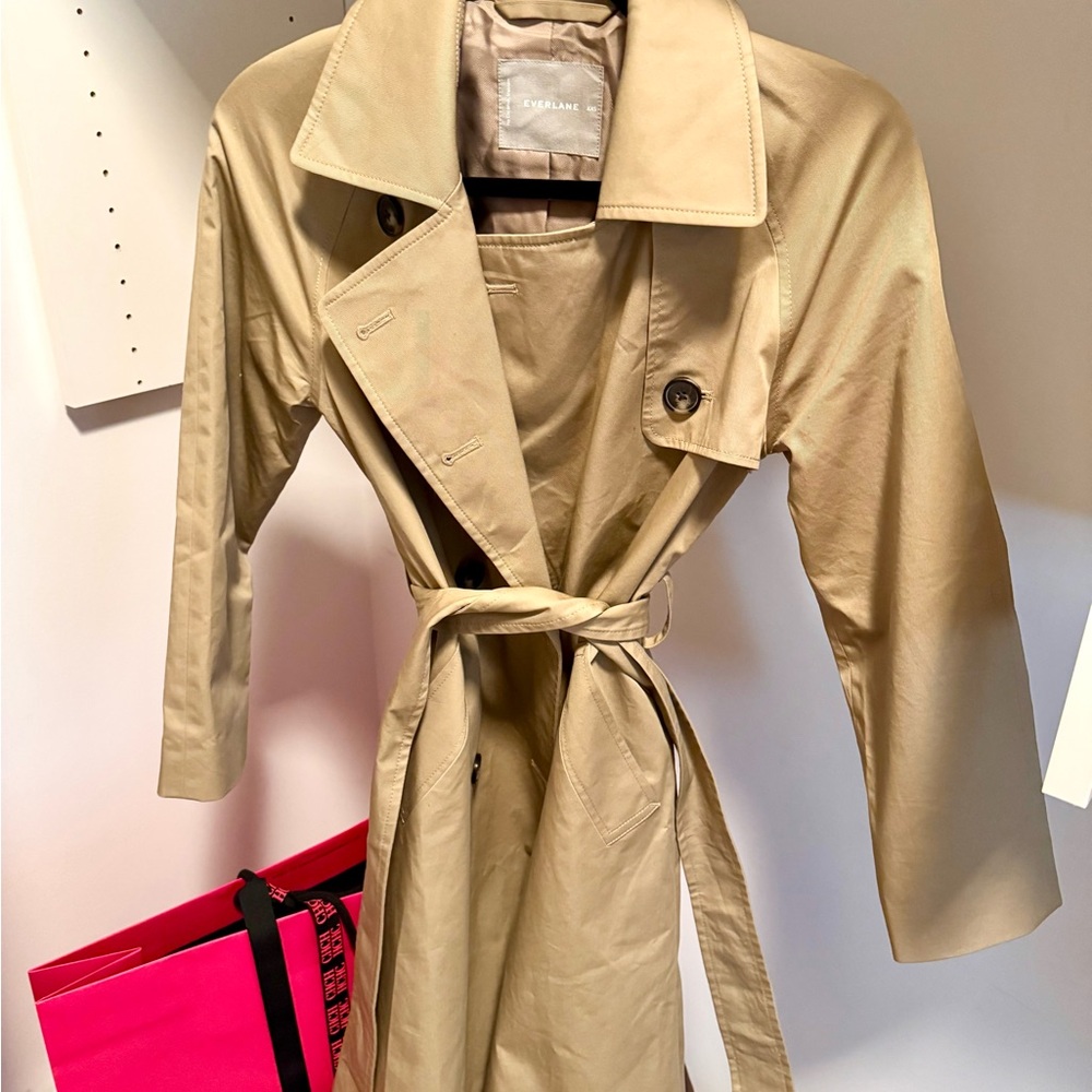 Everlane Tan Trench Coat